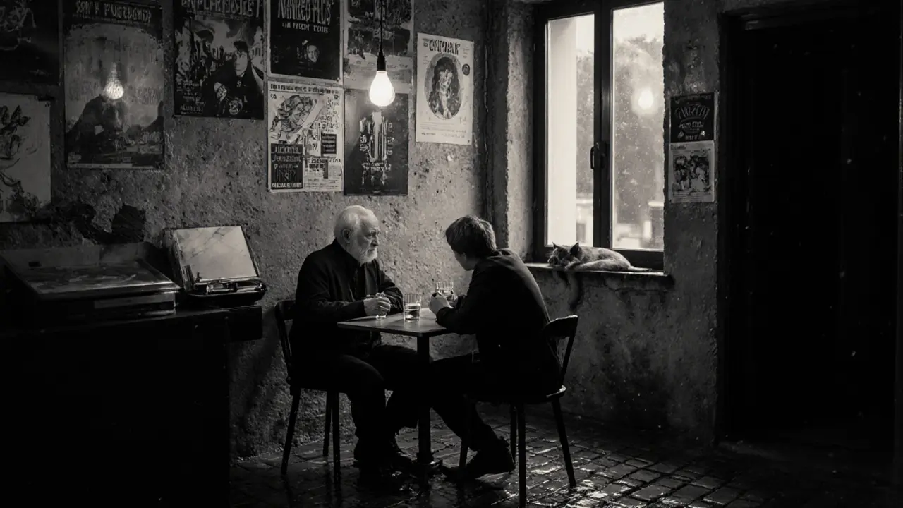 Hidden Bar 12 in Kadıköy, quiet and intimate, with vinyl records and no phones, just quiet conversation.